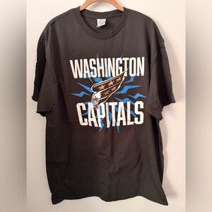 Washington Capitals Men's Black Graphic T-Shirt size X-Large